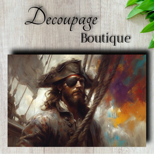 Pirate Eye Patch Decoupage Tissue Paper (Pirate Eye Patch Decoupage Tissue Paper)