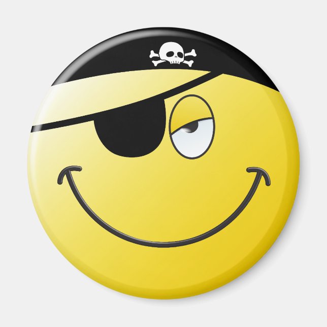 Pirate Face Magnet (Front)