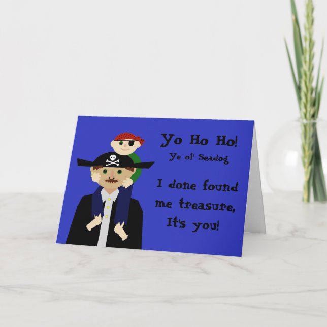Pirate Father's Day Card (Front)