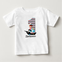 Pirate First Birthday T shirt
