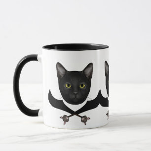 Pirate Flag Cat Mug
