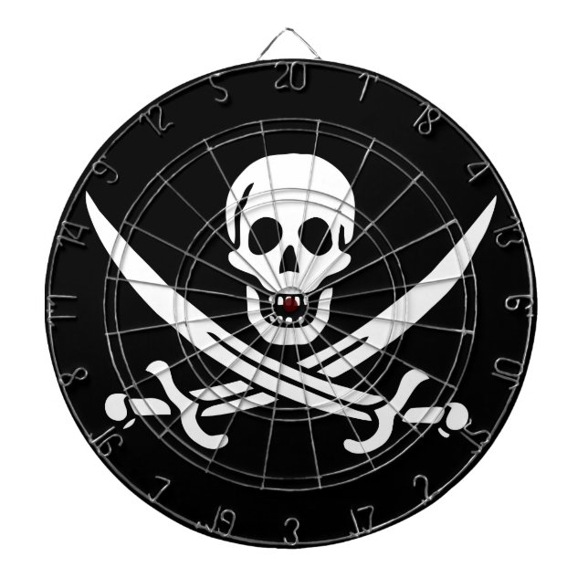 Pirate Flag Dartboard (Front)