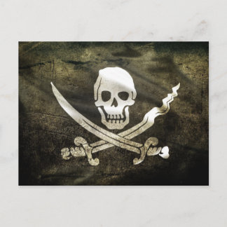 Pirate Flag, Flag of Pirates Postcard