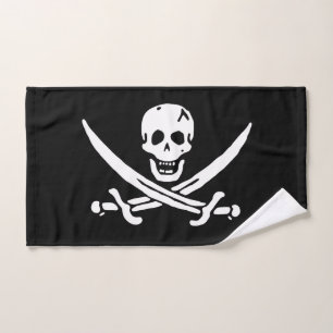 Pirate Flag Hand Towel
