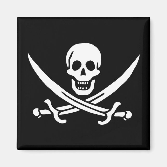 Pirate Flag of Calico Jack Magnet (Front)