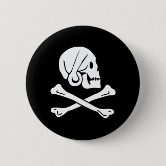 Pirate Flag of Henry Every 6 Cm Round Badge