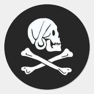 Pirate Flag of Henry Every Classic Round Sticker