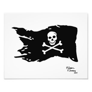Pirate Flag. Photo Print