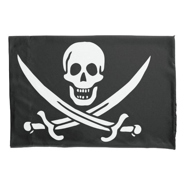 Pirate Flag Pillowcase (Front)
