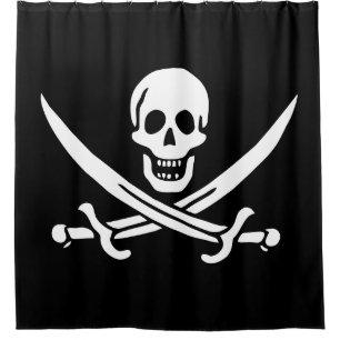 Pirate Flag Shower Curtain
