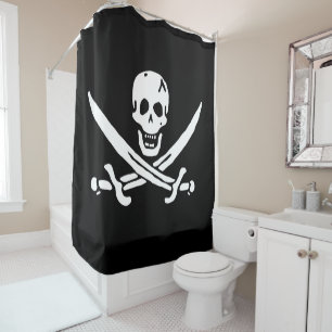 Pirate Flag Shower Curtain