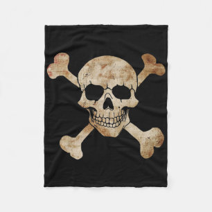 Pirate Flag Skull And Crossbones Skeleton Graphic Fleece Blanket