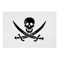 Pirate Flag Skull Crossed Swords