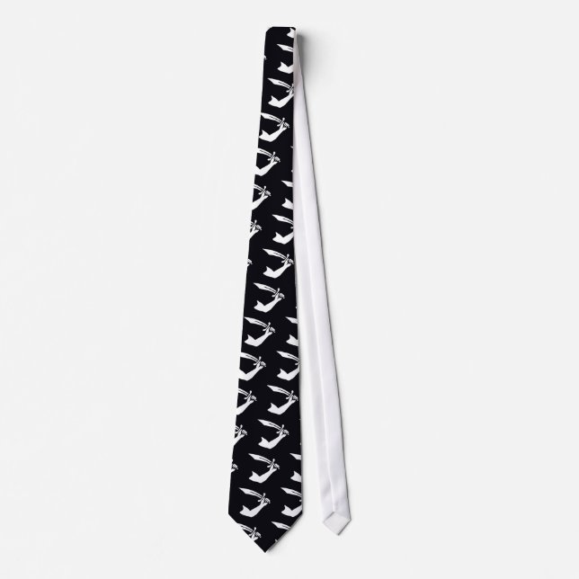 Pirate Flag Thomas Tew Tie (Front)