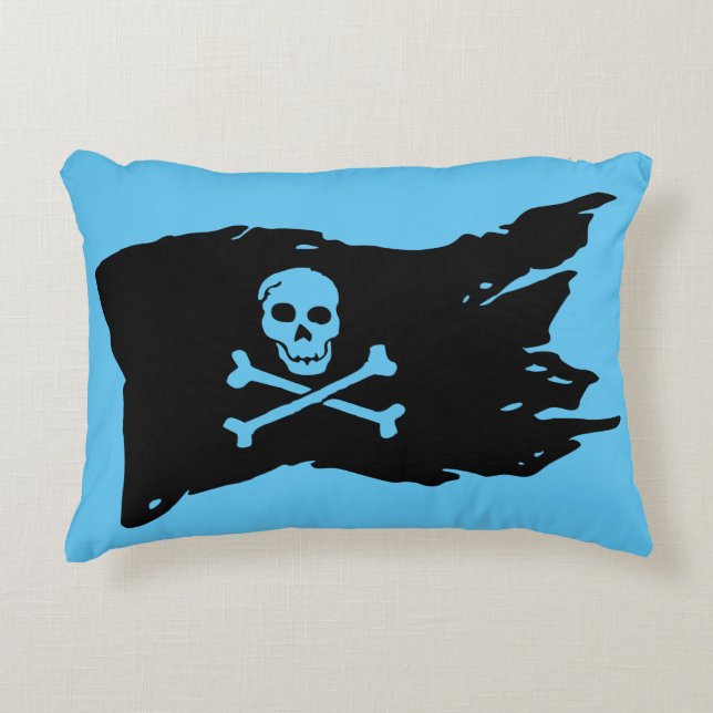 PIRATE FLAG THROW PILLOW (Front)