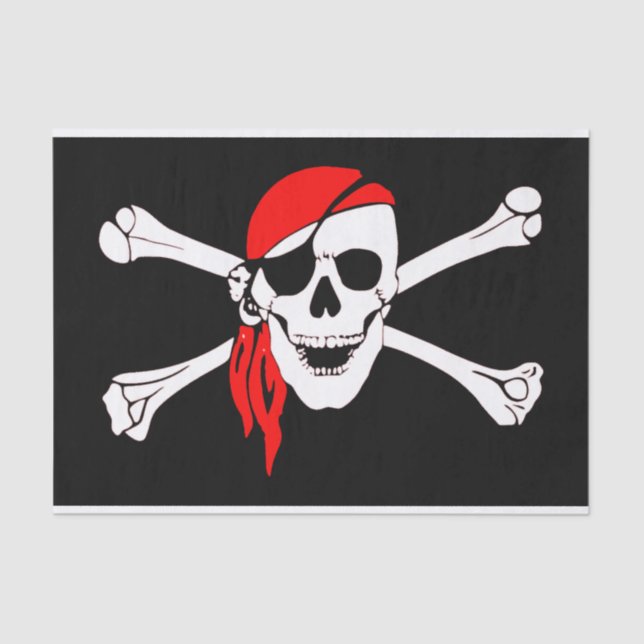 Pirate Flag Tissue Paper (Front)