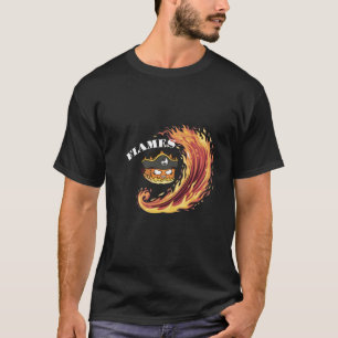 Pirate Flames T-Shirt – Fiery Swashbuckling Design