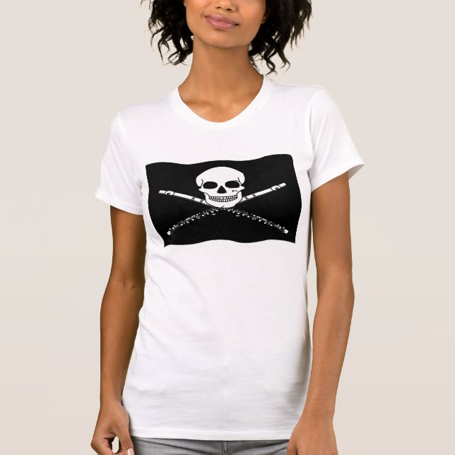 Pirate Flute Music T-shirt (Front)