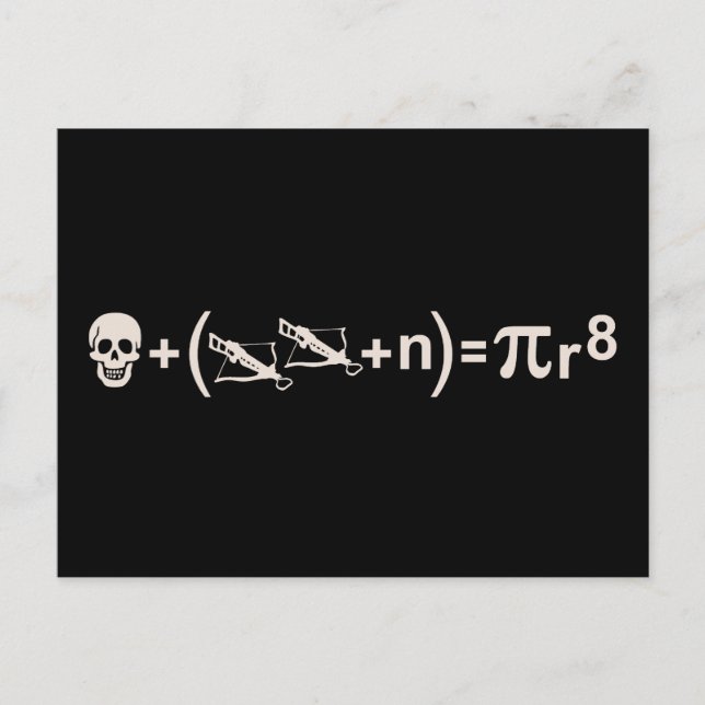 Pirate Formula Postcard (Front)