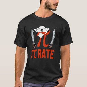 Pirate Funny Pi Symbol Math Lover Matching Teacher T-Shirt
