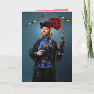 PIRATE GIRL CHRISTMAS CARDS