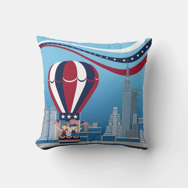 Pirate Girl Treasure Map Fun Birthday Party Cushion (Front)