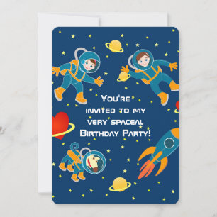 Pirate Girl Treasure Map Fun Birthday Party Invitation