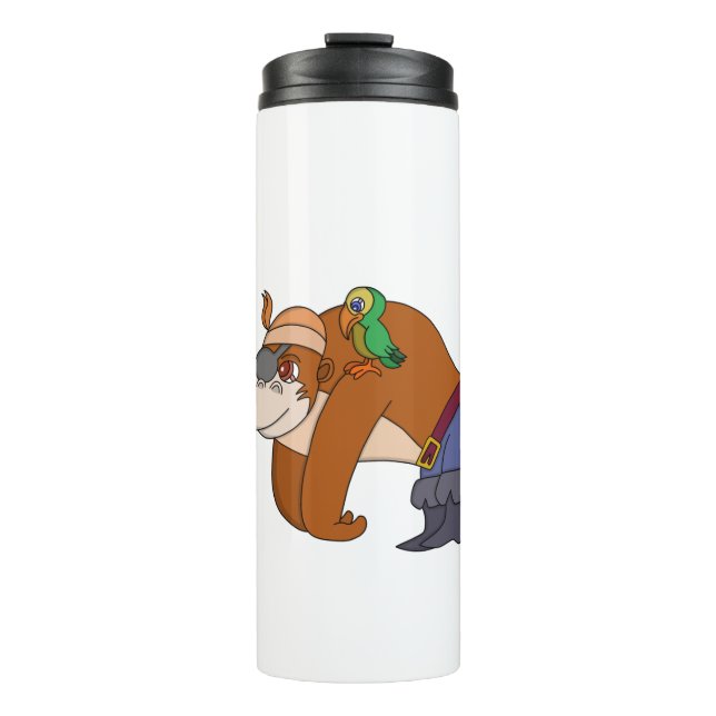 Pirate Gorilla Thermal Tumbler (Front)