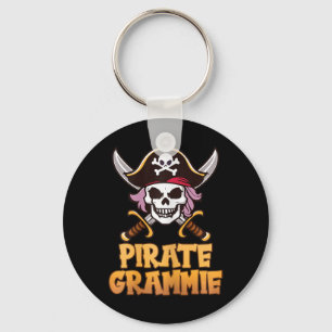 Pirate Grammie Funny Captain Grandma Halloween Cos Key Ring
