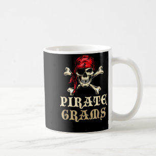 Pirate Grams Skull Costume Halloween Funny Coffee Mug