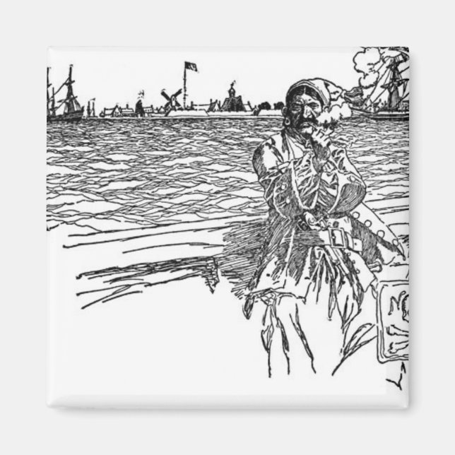 Pirate Graphis Magnet (Front)