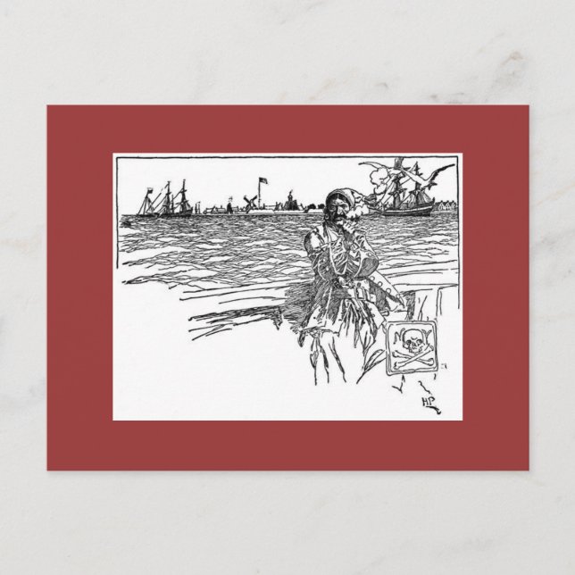 Pirate Graphis Postcard (Front)