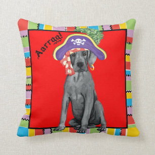 Pirate Great Dane Cushion