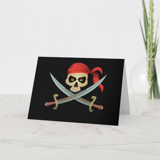 Pirate Greeting Cards (Front)