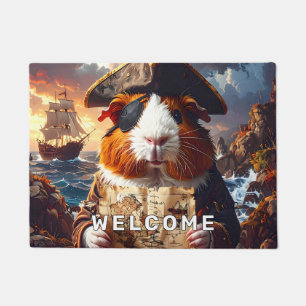 Pirate Guinea Pig Doormat