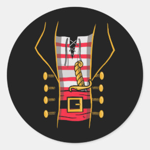 Pirate Halloween Kids Costume 1 Classic Round Sticker