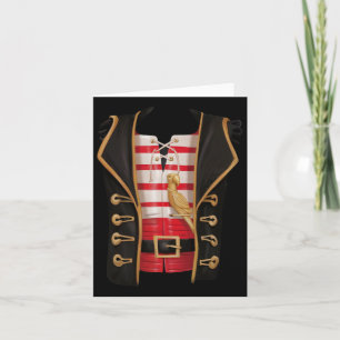 Pirate Halloween Kids Costume Tee Card