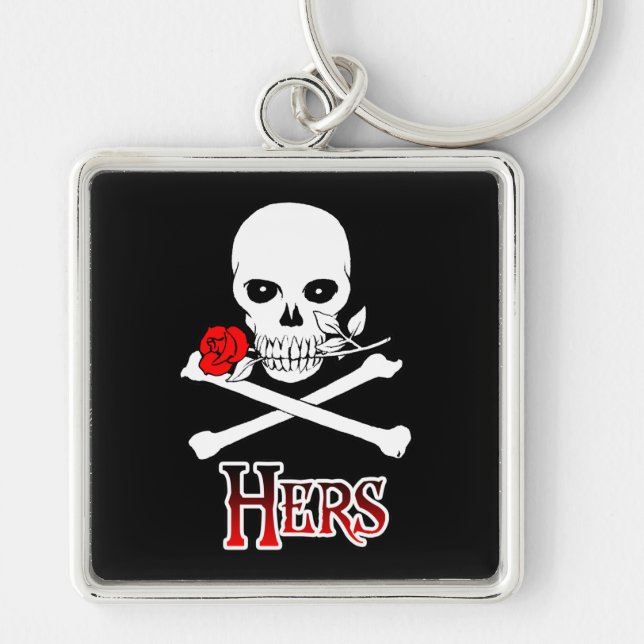 Pirate Hers Key Ring (Front)