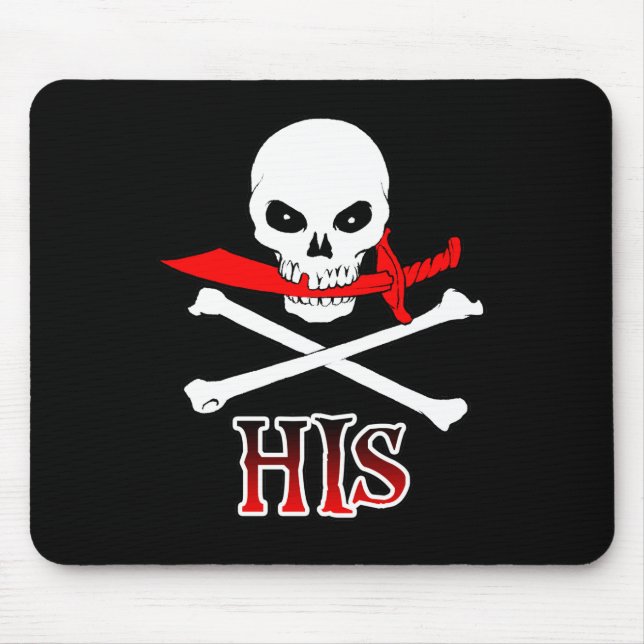 Pirate His Mouse Pad (Front)
