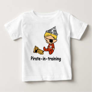 Pirate in Training baby t-shirt