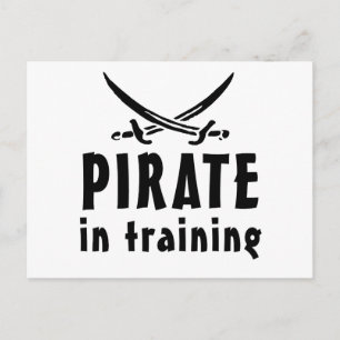 Pirate In Training Postcard