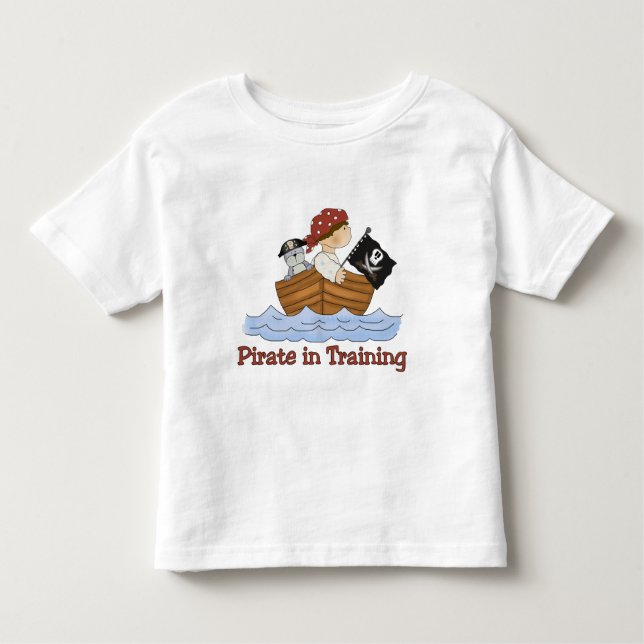 Pirate In Training Toddler T-Shirt (Front)