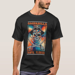 Pirate Invasion Gasparilla Tampa Florida Retro T-Shirt