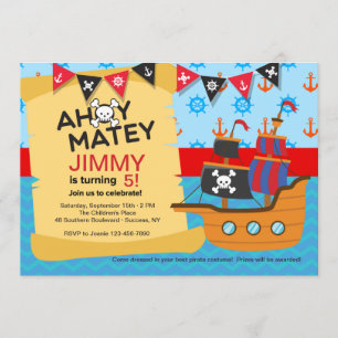 Pirate Invitation