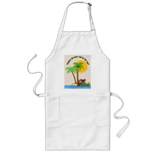 pirate island  beach long apron