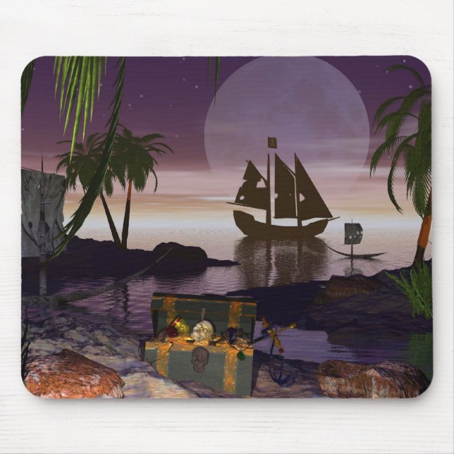 Pirate Island Mousepad (Front)