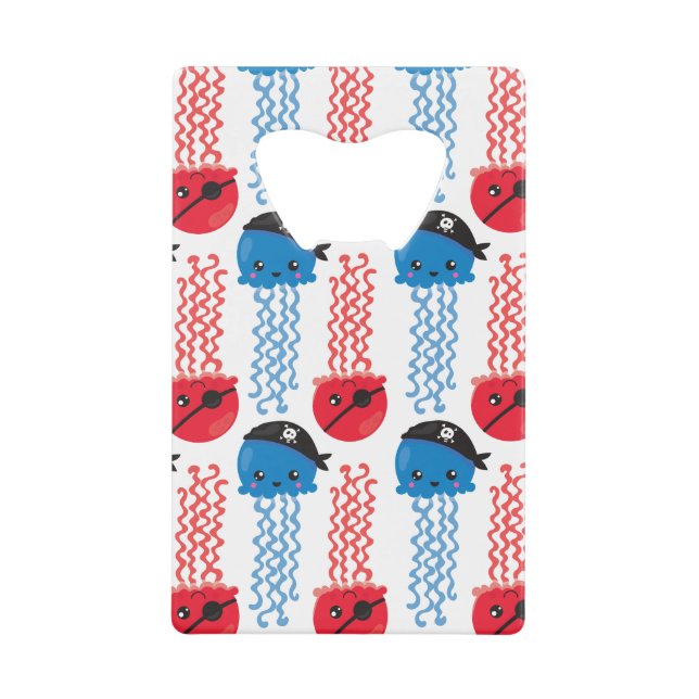 Pirate Jellyfish, Jellyfish Pattern, Sea Animals (Front)