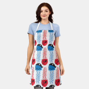 Pirate Jellyfish, Jellyfish Pattern, Sea Animals Apron