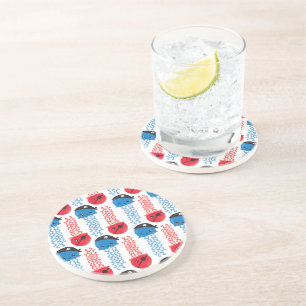 Pirate Jellyfish, Jellyfish Pattern, Sea Animals Coaster