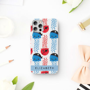 Pirate Jellyfish, Jellyfish Pattern, Your Name iPhone 12 Pro Case